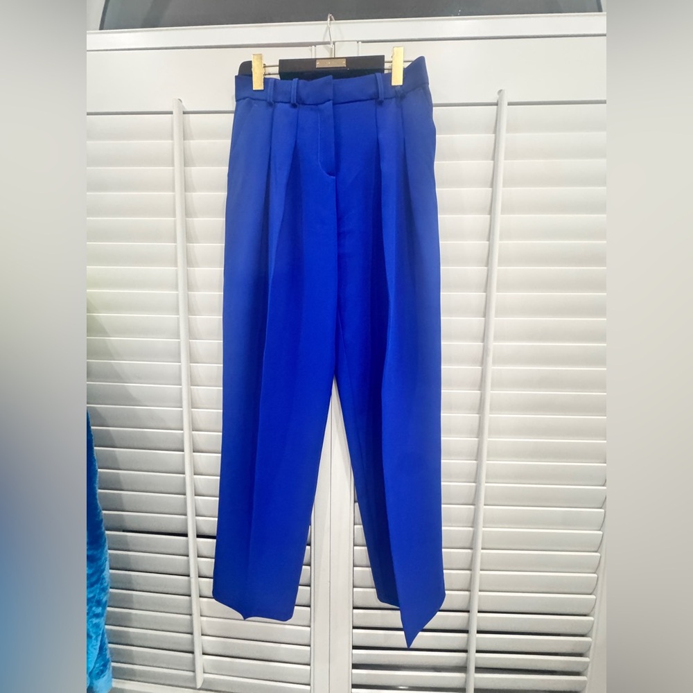 Victoria Beckham Women's Vibrant Blue Trousers